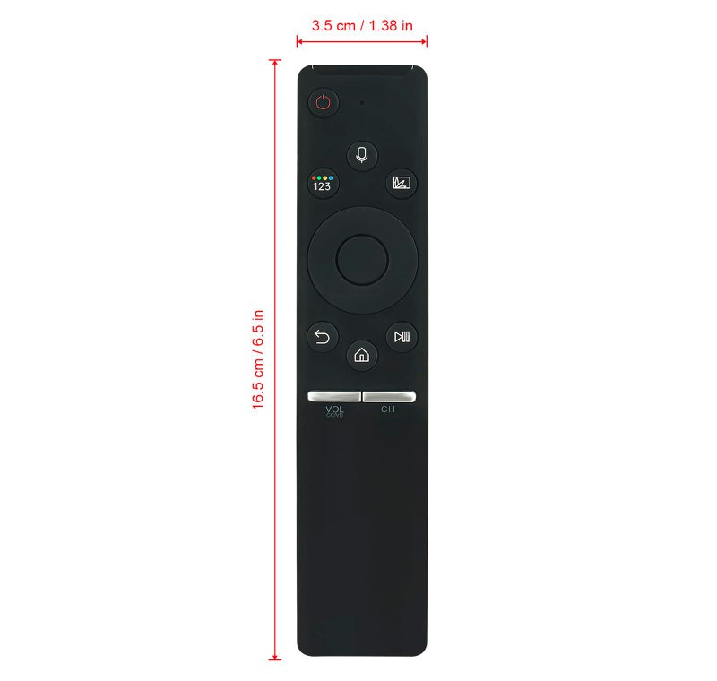 AULCMEET BN59-01298G Replaced Voice Remote Control Compatible with Samsung QLED Smart TV BN59-01298L BN59-01300F BN59-01300J BN59-01300H BN59-01298H BN59-01298A QN65Q9FNAFXZA QN75Q9FNAFXZA QN82Q8FNBFXZA - Image 3